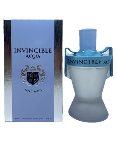 Invincible Aqua Men's Cologne 3.4 Fl. Oz. Eau de Toilette Spray