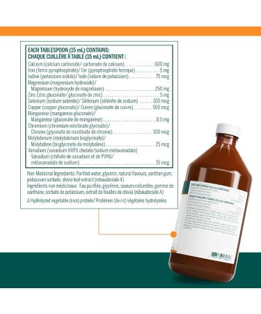 Genestra Brands - Multi Cal Mag Liquid - Calcium and Magnesium Supplement with Minerals - 450 ml Liquid - Buy Online on GoSupps.com