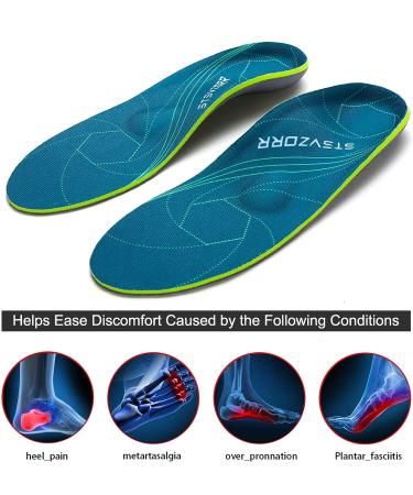 Buy STSVZORR Orthopedic Insoles for Plantar Fasciitis Arch Support & Shock Absorption for Men & Women Flat Feet & Heel Spurs Relief | International Shipping Available - Buy Online on GoSupps.com