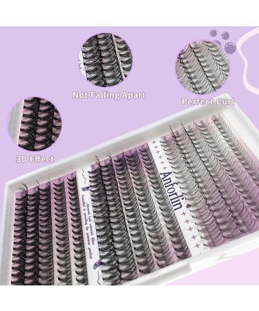 DIY Lash Extensions 10D/20D/30D Wispy Cluster Lashes | 300PCS Volume Eyelashes Mixed Heights (9-16mm) D Curl by Anforlin - Buy Online on GoSupps.com