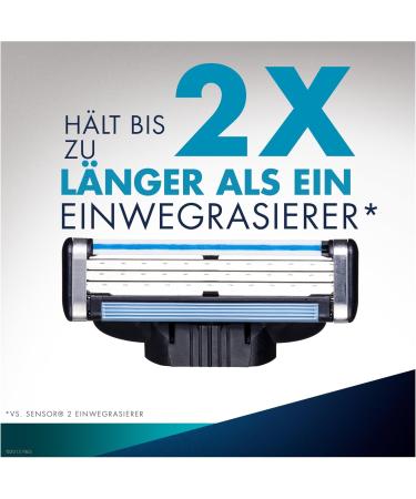 Buy Discontinued Gillette Mach3 Razor Blades for Men - 1 Pack (6 Pieces) - International Shipping Available - Buy Online on GoSupps.com