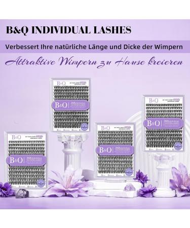 Lash Cluster Single Lashes - 280 PCs 3D Wispy Natural Extensions for DIY at Home - 30D & 40D Mix (Q30D-9-16Mix) - Buy Online on GoSupps.com