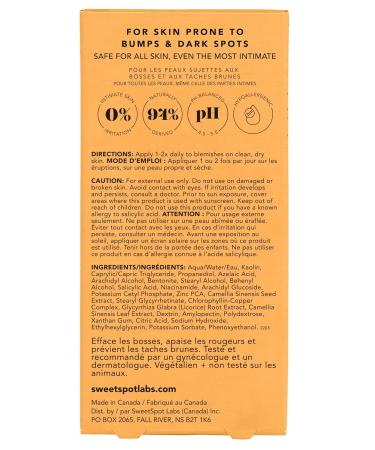 SweetSpot Labs Bikini & Body Bump Eraser | Treat Razor Bumps & Dark Spots | Niacinamide & Bentonite Clay | 2 Pack | Smooth Skin Solution - Buy Online on GoSupps.com