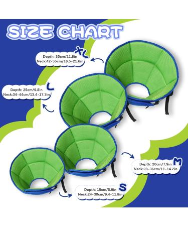 Kuoser Dog Cone Collar Blue M(Size) 28-36cm/11-14.2in - Soft Adjustable Recovery Collar for Dogs After Surgery - Anti-Bite Protection & Quick Healing - Buy Online on GoSupps.com