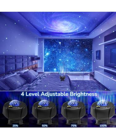 Cadrim Galaxy Projector with Bluetooth Speaker - Multicolor Starry Night Light with Remote Control and Timer - 90 Adjustable Projection Lamp for Bedroom, Party - Universe Nebula Stars - Black - Buy Online on GoSupps.com