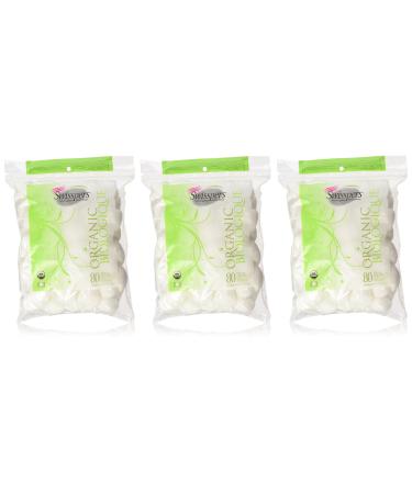 Organic BIOLOGIQUE Cotton Balls,organic, Pack of 3 (240 Balls)