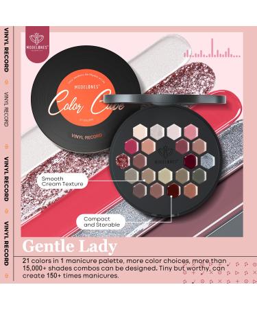 Modelones 21-Piece Gel Nail Polish Set for DIY Salon Manicures - Neutral Nude, Pink, Brown, Gray, Red, Glitter Shades - Soak Off, Upgraded Formula with Cr me Texture - Includes Brush | A1a-Fall In Love - Buy Online on GoSupps.com