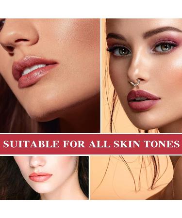 Fusang 3Pcs Nude Matte Lipstick Set - Long Lasting & Nourishing Lipgloss Set (Set B) - Buy Online on GoSupps.com