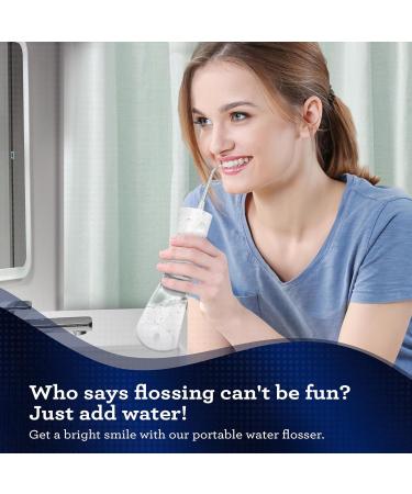 GuruNanda Advanced Dental Water Flosser 2.0 | 300 ml White | International Shipping Available - Buy Online on GoSupps.com