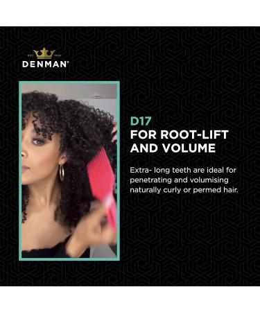 Jack Dean by Denman Black Curl Volumiser Comb - D17 for Styling, Defining and Enhancing Curls - Buy Online on GoSupps.com