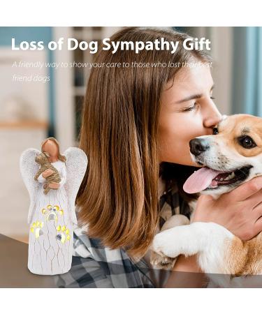 PET MEMORIAL: BEARAE Dog Candle Holder Statue - Bereavement & Sympathy Gifts for Loss of Dogs - Buy Online on GoSupps.com