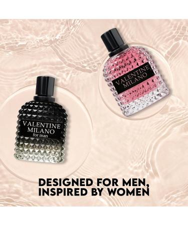 Valentine Milano Couple Set Perfume for Women/Men Eau De Parfum - Amber Floral Jasmine Bourbon Vanilla & Woods Oriental-Floral Women/Men Cologne with a Modern Twist Elegant 100ml Bottle for Best Gift - Buy Online on GoSupps.com