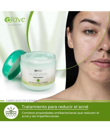Ejove Moisturizing Face Cream | Hands and Body with Aloe Vera 300ml | Natural and Organic Anti-Aging Care | Soft Sun Protection | Dry and Sensitive Skin | Nourishing Repair Cream - Buy Online on GoSupps.com