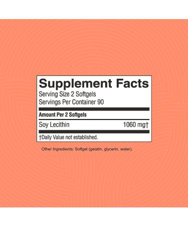 Nature's Sunshine Lecithin 180 Softgels - Healthy Brain and Liver Support - Buy Online on GoSupps.com