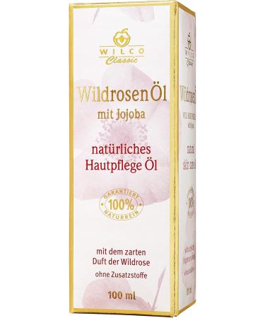 Wild Rose Oil - 100% Natural Face & Body Oil | Anti-Aging Luxury | 100 ml - Wilco Classic - Buy Online on GoSupps.com