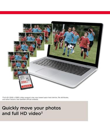 SanDisk 256GB Ultra SDXC UHS-I Memory Card - Up to 150MB/s - C10 U1 - Full HD - SDSDUNC-256G-GN6IN - Buy Online on GoSupps.com