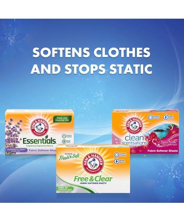 ARM & HAMMER Fabric Softener Sheets - Perfume & Dye Free 100 Ct | Premium International Shipping - Buy Online on GoSupps.com