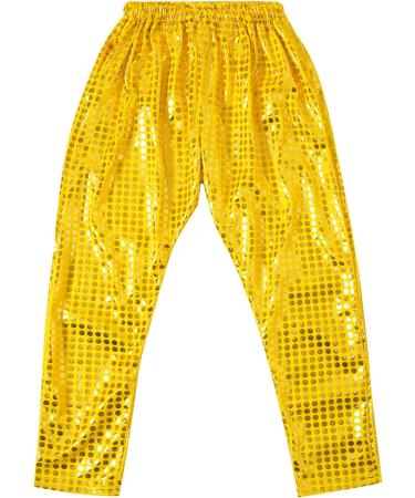 Aislor Glitter Sequins Jazz Dance Harem Pants - Gold, 13-14 Years - Buy Online on GoSupps.com
