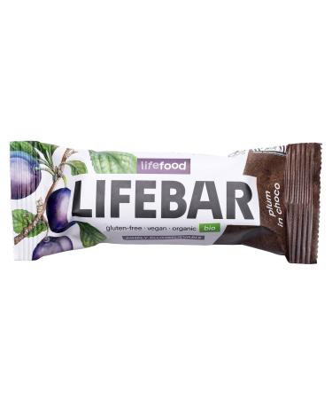 Lifefood Lifebar Inchoco RAW Vegan Energy Bars - Organic Gluten-Free No Added Sugar - 15 Pack (15 x 40g) - Healthy Chocolate Snack - Buy Online on GoSupps.com