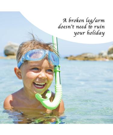 Pediatric Waterproof Shower Plaster Covers | Colorful Fish Design | Premium Leg Cast Covers for Kids - Buy Online on GoSupps.com