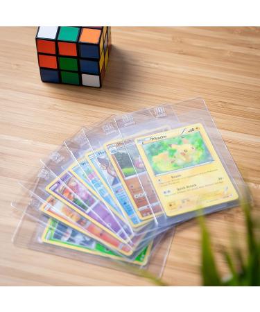 Semi Rigid Card Holders with 50 Penny Sleeves - Baseball Card Protectors 3-5/16 x 4-7/8 - 50 Pack Trading Card Sleeves - Buy Online on GoSupps.com