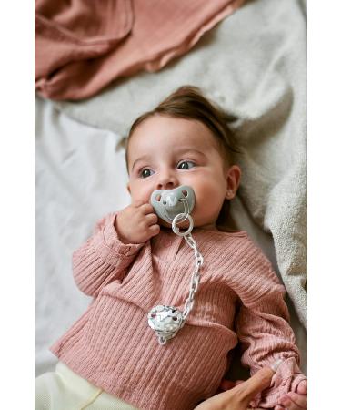 Suavinex Fox Pacifier Chain Jewelry | Grey | Premium Baby Accessory for International Shipping - Buy Online on GoSupps.com