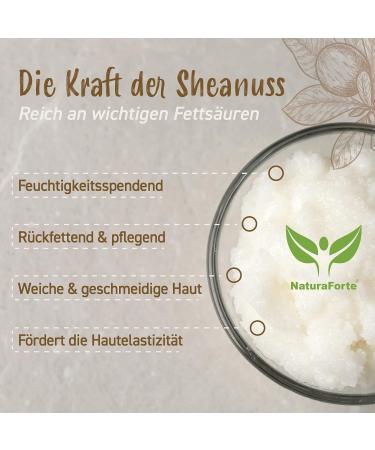 Nature Cake Shea Butter 250g - Cold-Pressed Vegan Body Butter | Natural Perfume-Free Moisturizing for All Skin Types - Buy Online on GoSupps.com
