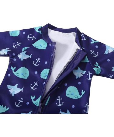 Swimbubs Baby Swimming Warm Suit | Boys Fleece Lined Wetsuit | Girls Swimsuit 3-6 Months | Blue Whale Design - Buy Online on GoSupps.com