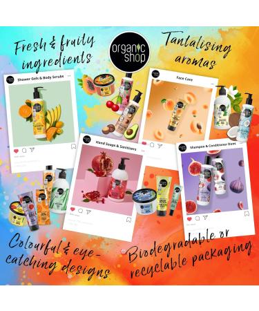 Organic Shop Revitalizing Body Mousse Neroli 250ml - Natural Skin Hydration - Buy Online on GoSupps.com