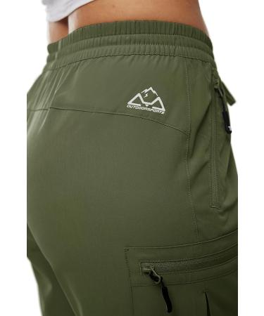 BASUDAM Women's Quick Dry Athletic Shorts - Army Green, Medium - Buy Online on GoSupps.com