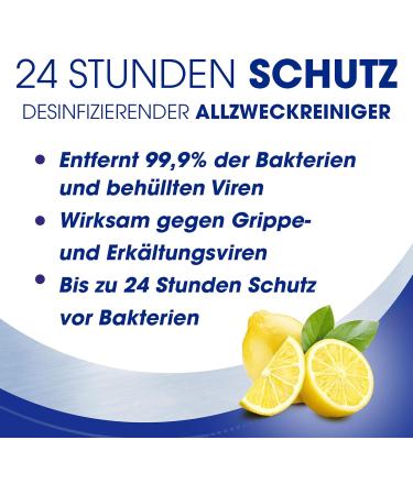 Sagrotan 24-Hour All-Purpose Disinfectant Cleaner - Citrus Breeze - Removes 99.9% Bacteria - 4 x 600ml Spray Bottles (12 Pack) - International Shipping Available - Buy Online on GoSupps.com
