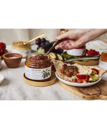 Odysea Roasted Aubergine Imam Glass Jar 310g - Authentic Mediterranean Flavors - Buy Online on GoSupps.com