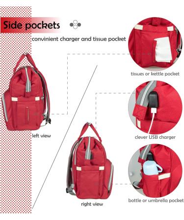 NEVEQ Baby Wrap Backpack - Waterproof Multi-Compartment Travel Diaper Bag with Large Capacity for Parents - Buy Online on GoSupps.com