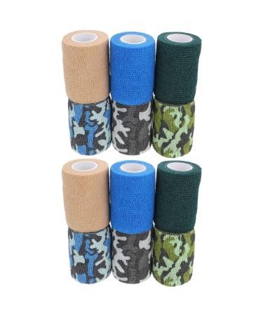 White Duct Tape 12PCS Tape Tape Wrap Non- Woven Flexible Stretch for Sports Ankle Knee Wrist Sprains Physical 7. 5cm* 4. 5m White Wrapping Paper
