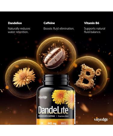 Vityedge Natural Diuretic for Swollen Feet Ankles & Legs Reduce Swelling Edema and Fluid Retention with Effective Water Pills for Leg and Foot Comfort Fast Relief and Support with Dandelite - Buy Online on GoSupps.com