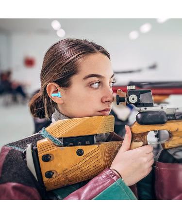 AMMON Silicone Ear Plugs 12 Pairs | Reusable Moldable Earplugs for Sleeping, Snoring, Swimming, and Noise Cancelling | 22dB Highest NRR | Colorful - Buy Online on GoSupps.com