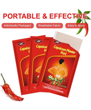 KONGDY Capsaicin Patches Hot Capsicum Patches 4.72 x 7.08 20 PCS - Buy Online on GoSupps.com