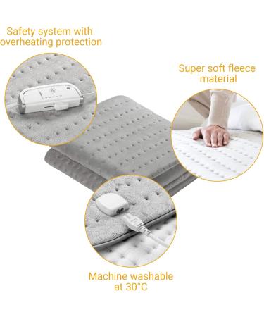 Medisana HU 670 Heat Under Bed Mat - Super-Fluffy Mattress Heating Pad - 150x80 cm 4 Temperature Levels Washable Overheating Protection Automatic Switch-Off - Buy Online on GoSupps.com