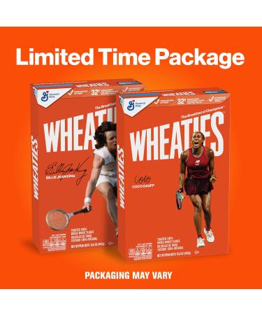 Wheaties 100% Whole Wheat Flakes Cereal 15.6 oz - Breakfast of Champions - Buy Online on GoSupps.com