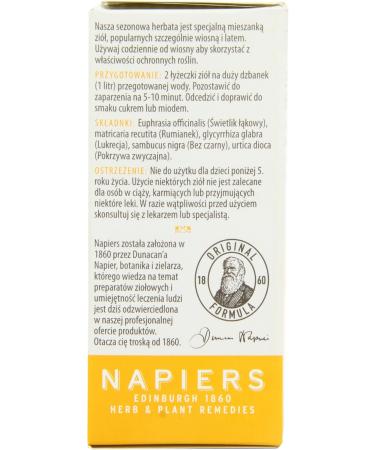 Napiers Summertime Herbal Tea Blend 100g - Natural Herbal Loose Seasonal Tea - Buy Online on GoSupps.com