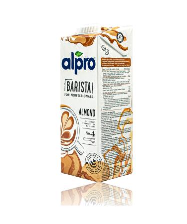 Buy Alpro Almond Drink 8 Pack - Professional Barista 1L | Ideal for Foaming Coffee Shakes & Smoothies - Buy Online on GoSupps.com