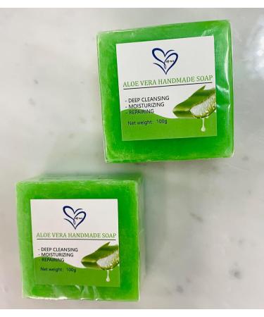 Buy Aloe Vera Soap for Hydration & Clean Skin | Self-Care Jab n de S vila - 1 Count - Buy Online on GoSupps.com