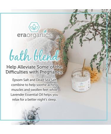 Organic Epsom Salt Lavender Bath Soak - Soothing Pregnancy Bath Salts for Women - Dead Sea Salt and Epsom Salt Blend for Relaxation - Buy Online on GoSupps.com