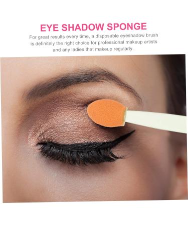 POPETPOP 200 pcs Professional Tool Sticks Cosmetic Disposable Eyeshadow Applicator Double-end Double-headed 6.5x1.3cmx2pcs Greenx2pcs - Buy Online on GoSupps.com