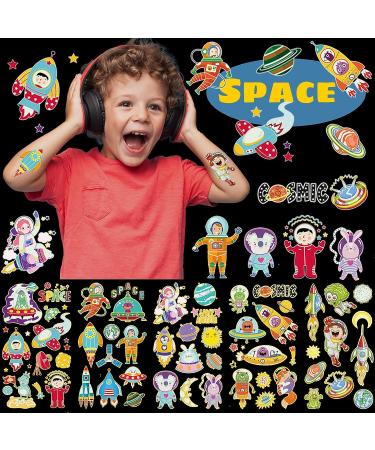 500 Styles Luminous Temporary Tattoos for Kids - Glow In The Dark Stickers - Unicorn/Mermaid/Dinosaur/Animal - Birthday Party Supplies - Buy Online on GoSupps.com