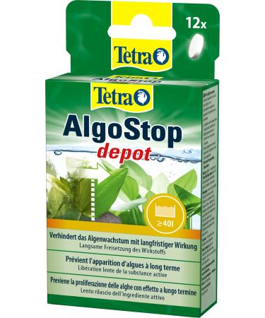 Tetra Algostop Depot - Form -stable tablets for long -term prevention of algae in aquariums from 40 l 12 tablets for aquariums from 40 l