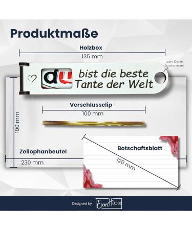 Personalized DUPLO Chocolate Bar Gift Box for the Best Aunt in the World | Unique International Shipping - Buy Online on GoSupps.com