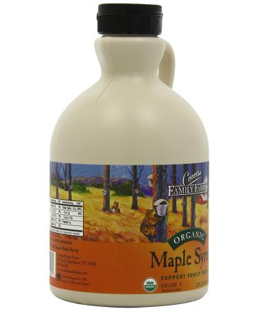 Coombs Family Farms Organic Grade A Maple Syrup - 32 fl oz | Amber Color, Rich Taste | Standard Packaging - Buy Online on GoSupps.com