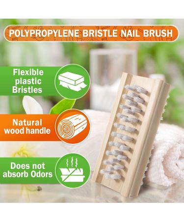 Konex Non-Slip Two-Sided Hand and Nail Brush - Heavy Duty Fingernail Scrubber for Travel and Mechanics - Buy Online on GoSupps.com
