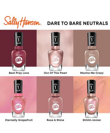 Sally Hansen Miracle Gel Nail Polish - Totem-Ly Yours No. 640 (14.7 ml) - Brown Glossy Finish No UV Light Needed - International Shipping Available - Buy Online on GoSupps.com